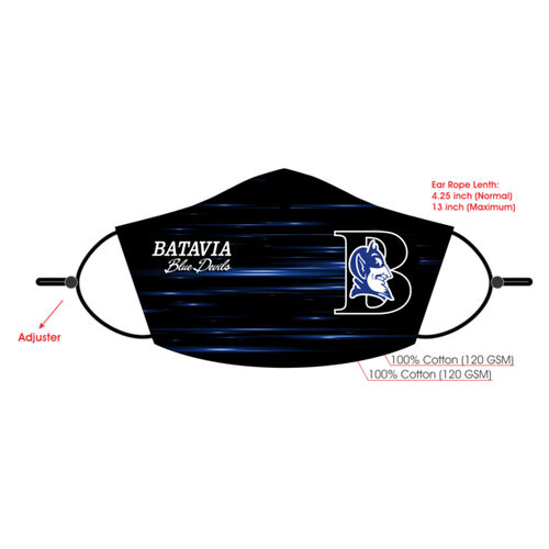 Blue Devils Face Mask Thumbnail