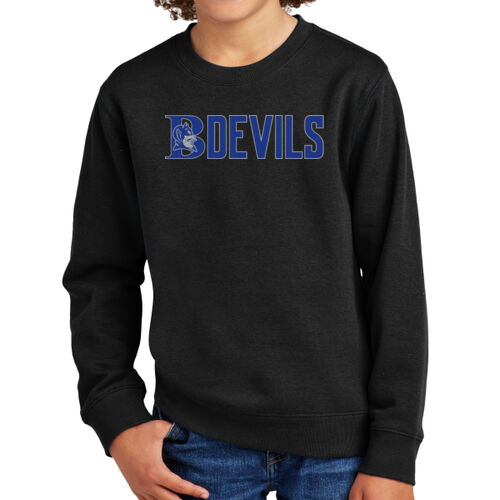 Blue Devil Gray Youth Crew Sweat Thumbnail